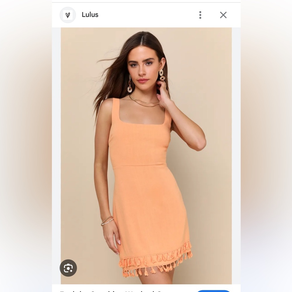 Lulus Tassel Mini Dress